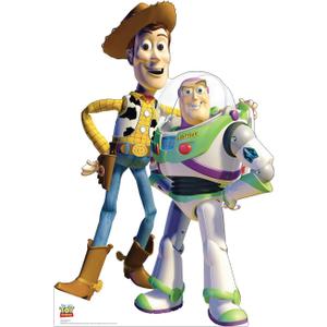 Cardboard People Buzz and Woody Refresh Cardboard Cutout Standup - Disney Pixar's Toy Story, One Size