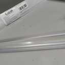 2-Pack Frameless Shower Door Bottom Seal (1/4'' X 39'') Clear Glass Shower Door Sweep Strip can Covers up to 23mm Gap - Stop Leaks