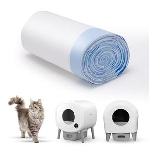 20 Count 26" x 11.8" Cat Litter Box Liners for Fsitego and Fumoi Self Cleaning Litter Box, Extra Thick Heavy Duty Cat Litter Bags Replacement, 10-12 Gallons of Capacity