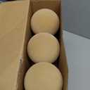 Liliful 15 Pcs Velvet Christmas Balls Bulk Flocked Christmas Tree Ball Ornaments Plastic Xmas Decorative Hanging Ornaments(Brown, Green, Beige,3.15 Inch)