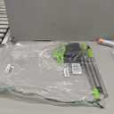 Soft Bristles Green Angle Broom with Long Handle Indoor Sweeping Broom for Home Kitchen Hardwood Floor Cleaning