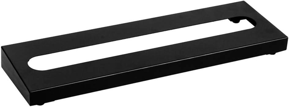 Small Guitar Pedal Board 15.7" x 4.9" Guitar Pedalboard (GKS-16N) (Black)