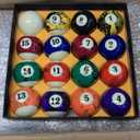 Outus 71pcs Pools Table Accessories Billiards Balls with Triangle Stand Pool Cue Chalks Cue Spot Sticker Brush