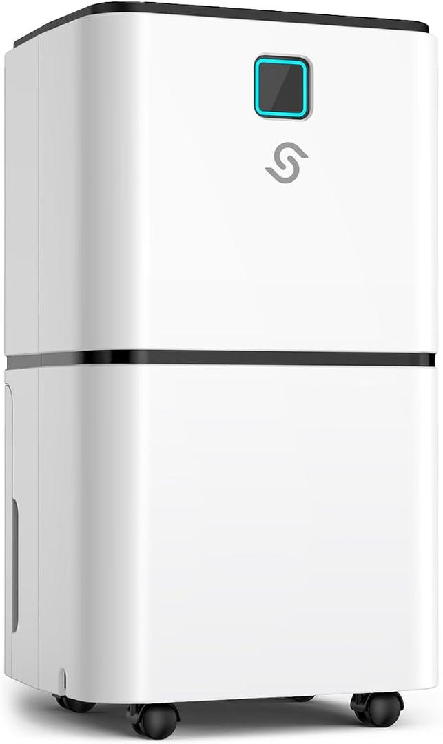 2000 Sq.Ft Dehumidifier for Basement Home Bedroom Bathroom - 36 dB 30 Pint
Quiet Dehumidifiers with Drain Hose,LED Intelligent Humidity Light,3 Modes