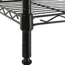 Amazon Basics 5-Shelf Tower Adjustable Storage Shelving Unit for Garage, Rust-Resistant Steel, 150 lbs Per Shelf, 16"W x 16"D x 54"H, Black
