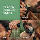 Norelco Philips All-in-One 3000 Series 13 in 1 Trimmer for Men, Beard Trimmer & Head Hair Clipper, Full Metal Self-Sharpening Blades & 8 Length Settings, MG3939/50