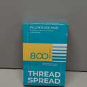 THREAD SPREAD Pillow Cases Queen Size Set of 2-800 Thread Count 100% Egyptian Cotton Pillow Cases Standard Size, Silky Soft, Sateen Weave Luxury Hotel Bed Pillow Covers for Sleeping - Silver Grey