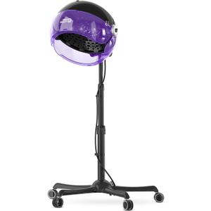 Professional Standing Hair Dryer - 1875W Floor Standing Hooded Dryer Hair Bonnet with Ionic Generator for Professional Salon Station Spa Home Use Hair Drying Treatment Adds Shine Volume (Purple)