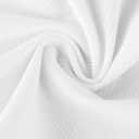 Remidoo Women's Sexy Self Tie Backless Tops Scallop Trim Lace Shirt Square Neck Crop Top (White, S)