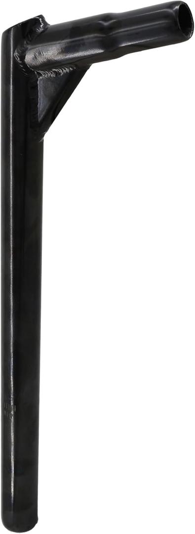 Bicycle Seatpost, Iron Seatpost Length 350mm, Black, for BMX
