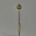 Candle Snuffer, Candle Snuffers Wick Snuffer Candle Accessory, Extinguish Candle Flame Safely with Long Handle Putting Out Fire (Gold Candle Snuffer)