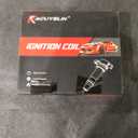 UF499 Ignition Coil Pack and Iridium Spark Plugs Set of 4 Compatible with 2006 2007 2008 2009 2010 2011 Dodge Attitude Kia Rio Rio5 Rondo Hyundai Accent 1.6L 2.4L L4 C1543