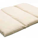 3 Section Cover 46"×48" Trifold Cushion With Foam Padding (Antique Beige)
