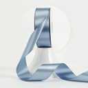 MEEDEE Dusty Blue Satin Ribbon - 1-1/2 Inch Double Faced Satin Ribbon by 50 Yards for Crafts, Weddings, Flower Bouquets, Holiday Decorating