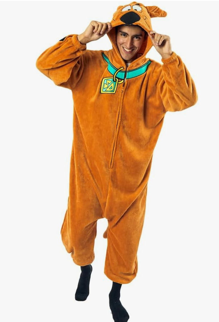 Bioworld Scooby Doo Adult Kigurumi Union Suit With Hood
Size XL
