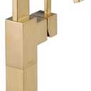 Vero Single Hole Vessel Bathroom Faucet with Riser Finish: Champagne Bronze