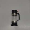 Glass Honey Dispenser No Drip, Maple Syrup Dispenser for Coffee, Tea, Pancake, Black (9 OZ, 1 Pack) U9