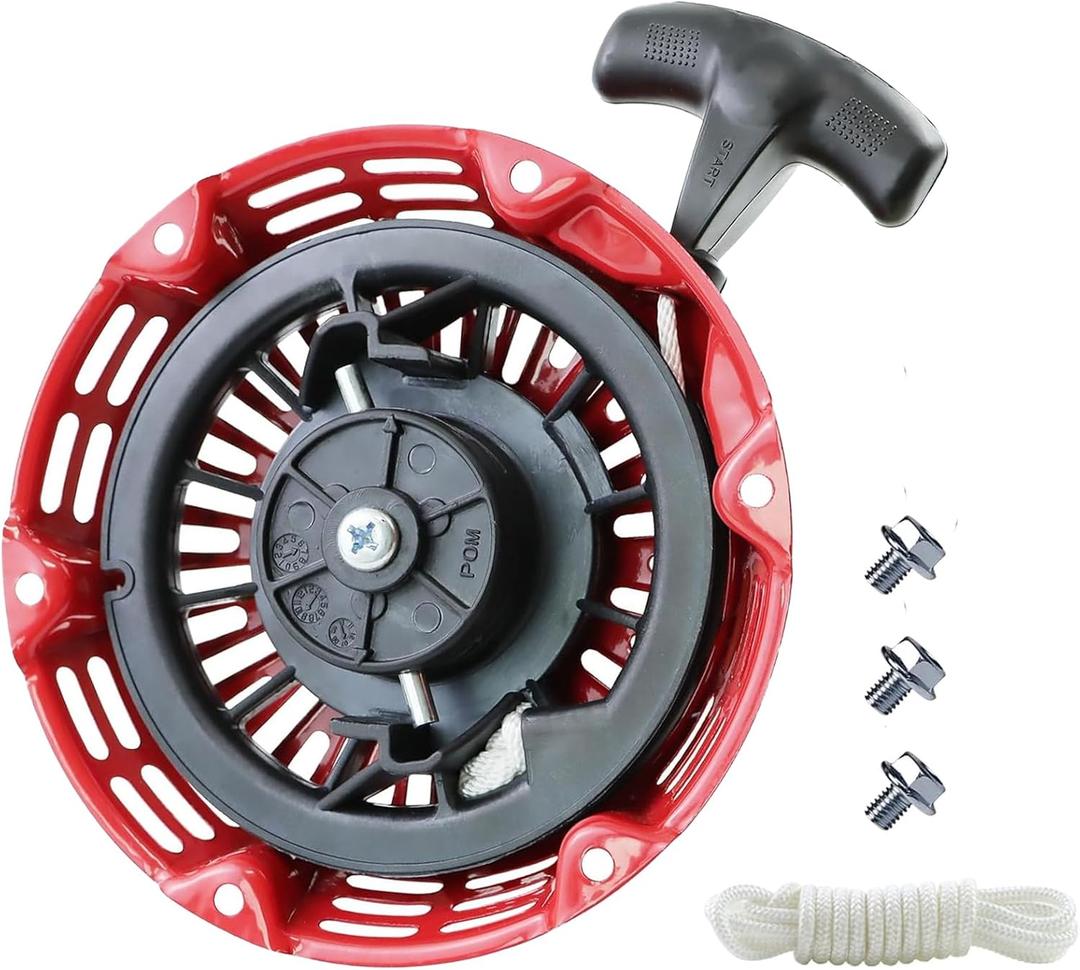Compatible with Honda GX200 5.5HP 6.5HP Engine Recoil Starter 28400-ZH8-013ZA 28400-ZH8-013YA.GX160 Pull Start Assembly (Straight Rod Pawls)