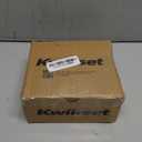 Kwikset Ladera Entry Door Handle with Lock and Key, Secure Keyed Reversible Lever Exterior, For Front Entrance and Bedrooms, Satin Nickel, Pick Resistant Smartkey Rekey Security and Microban