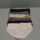 Hanes Tween Girls Underwear, Seamless Girls Panties, Boyshort & Hipster, Assorted Colors, 6-Pack (Large, Ivory/Beige/Grey/Black - 6 Pack)