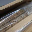 Cordless Bamboo Roman Shades for Windows, Blinds Size (20" W 64" H) Colour (Highfield Teak)