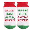 Funny Christmas Socks, Christmas Gifts For Him Or Her, Novelty Gifts Stocking Socks Striped Socks For Women Men (022)