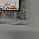 410 Stainless Steel Self Tapping TEK Screws Assortment,430 pcs #8#10#12 Hex Head Self Drilling Screws for Metal, Length 1/2" to 2"