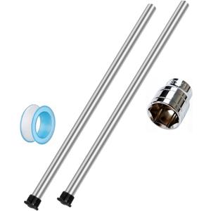 Anode Rod for hot Water Heater(2 Pack) Water Heater Anode Rod.21.65 Inch Long, Compatible with Rheem, A. O. Smith, Giant, Protect The Water Tanks from Corrosion  3/4NPT Thread