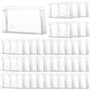 Xuniea 50 Pcs Mini Clear Makeup Bag Small Clear Zipper Pouch Travel Plastic Cosmetic Organizer Waterproof for Toiletries Swimsuit Bikini Bathing Suit(7.5'',Transparent) (7.5 x 4.3 x 2.2 in)