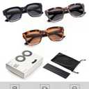 JOLISU 3 Pack Full Lens Reading Sunglasses for Women - Oversized Sun Readers with UV400 Protection, Spring Hinge Eyeglasses