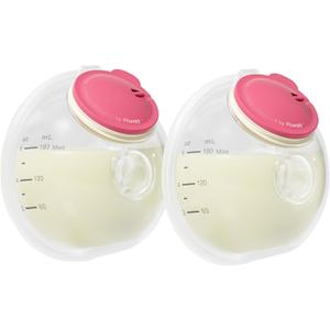 Phanpy Wearable Breast Pump Milk Collector Cup S2, Original Phanpy Breast Pump Replacement Accessories, 24 mm Flange and 20mm Insert Included, 12 oz / 360 ml, 2 Piece