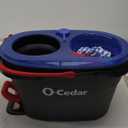 O-Cedar RinseClean Spin Mop & Bucket System + 2 Extra Mop Heads| Clean with Clean Water | Removes 99% of Bacteria
