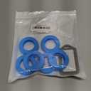 Luggage Wheel Covers, 8 PCS Silicone, 2-2.6 inches, 8-Spinner Wheels, Wear-Resistant, Anti-Noise, Blue