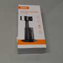 Auto Face Tracking Tripod 360° Rotating Cell Phone Photo and Video Kits Stand, No App, Camera Stand with Remote and Gesture Control, Rechargeable Smart Shooting Stand for Live Recording Tiktok（Black）