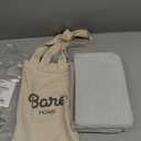 Bare Home Flannel Standard Pillowcases Set of 2-100% Cotton - Velvety Soft & Cozy - Double Brushed Heavyweight Flannel Pillowcases (Standard Pillowcase Set of 2, Light Grey)