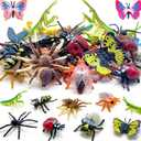 102 Pack Mini Bug Toys, Realistic Insect Toys Figures for Kids,Fake Plastic Bugs for Education Themed Insect Party, Classroom Reward, Gardening Decoration