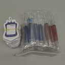 30 Sets Syringe Pens Set Includes 30 Fun Nurse Pens 30 Blood Bag Sticky Notes Black Ink Ballpoint Pen Retractable Novelty Pen for Nurses Student School Supplies Doctor Play Halloween Party Favor