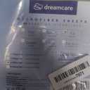 DREAMCARE Full Size Sheets Set - 4 Pcs Cooling Bed Sheets with Up to 15" Deep Pockets - Soft, Long-Lasting 100% Brushed Polyester with Side Pocket (Sage Green)