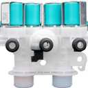 W11165546 W11220230 Washer Water Inlet Valve fit for Whirlpool Maytag-Bravos XL Commercial Whirlpool-Cabrio Kenmore 700 S W10599423 W10758828 W11165546VP W11096267 AP6284346 prime&swift