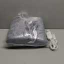 Homemate Electric Heated Blanket Twin - 62"x84" Heating Bed Blankets Throw with 10 Heating Levels 8 Hours Auto Off Fast Heating Over-Heated Protection Ultra Soft Warm Flannel ETL Certified Grey