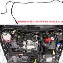 Radiator Reservoir Hose for 2012-2018 Ford Focus 2.0L L4 Non-Turbo Engine, Coolant Reservoir Hose Replaces OEM Part No# BV618K012KF CV6Z-8K012-K