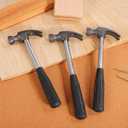 Gatuida Small Claw Hammer Set of 5 Mini Nail Hammers with Non-Slip Rubber Handles for Home Carpet and Wall Use