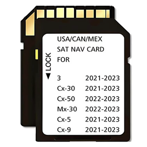 Navigation Memory Card GPS Map Compatible with Maz*da 3(20212023), Cx30(20212023), Cx50(20222023),Mx30(20222023),Cx5(20212023), Cx9(20212023)