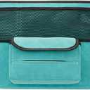 Car Seat Central Control Multi-Function Suede Large-Capacity Organizer Storage Bag (Blue)