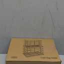 2 Pack Stackable Trash Bag Holder with Bamboo Top, 2025 Pro Wall Mount Laundry Room Organization, Djustable Hooks for Cabinet Door - Organizers in Kitchen/Pantry/Laundry Room, Black