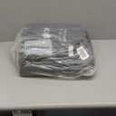 Amazon Basics Rectangular Comfortable Back Support Cushion for Office Chairs, Memory Foam, Black