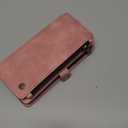 Defencase Compatible with Samsung Galaxy S23 Case Wallet with RFID Blocking Card Holder for Women Men, PU Leather Magnetic Snap Flip Zipper Strap Wallet Phone Case Fit for Galaxy S23 5G 6.1", Pink (Airy Rose Pink)