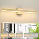 Gold Bathroom Vanity Light 31.5 inch, 26W Dimmable 5CCT LED Modern Bathroom Light Fixture Over Mirror, ETL Certificated