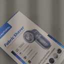 BEAUTURAL Fabric Shaver and Lint Remover, Sweater Defuzzer with 2Speeds, 2 Replaceable Stainless Steel Blades, Battery Operated, Remove Clothes Fuzz, Lint Balls, Pills, Bobbles Gray