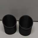 2 Pcs Car Seat Cup Holders Compatible with 4Ever DLX Car Seats, Dishwasher Safe Single Cup Holder, Durable Replacement Accessory for Toddler Car Seats, Fits Left or Right Side(Black)